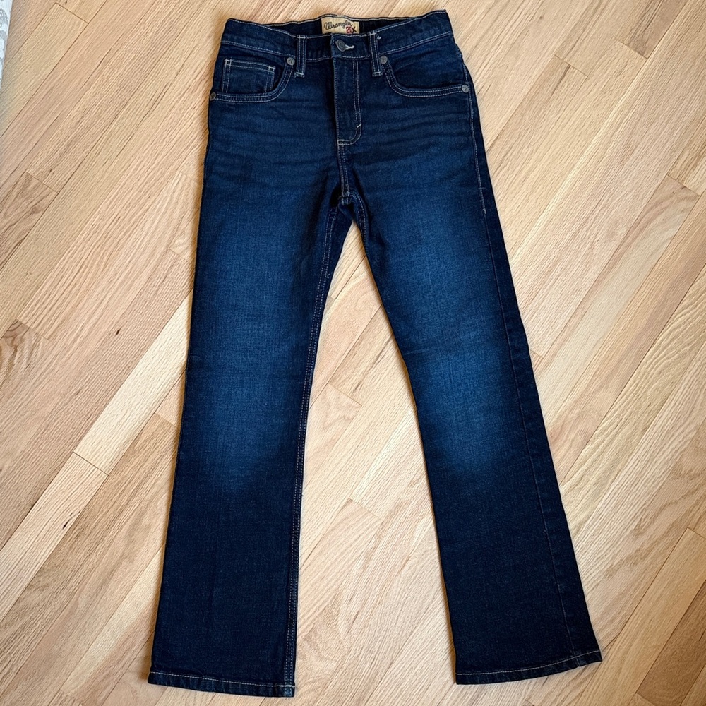 Wrangler Kids Dark Blue Denim Jeans